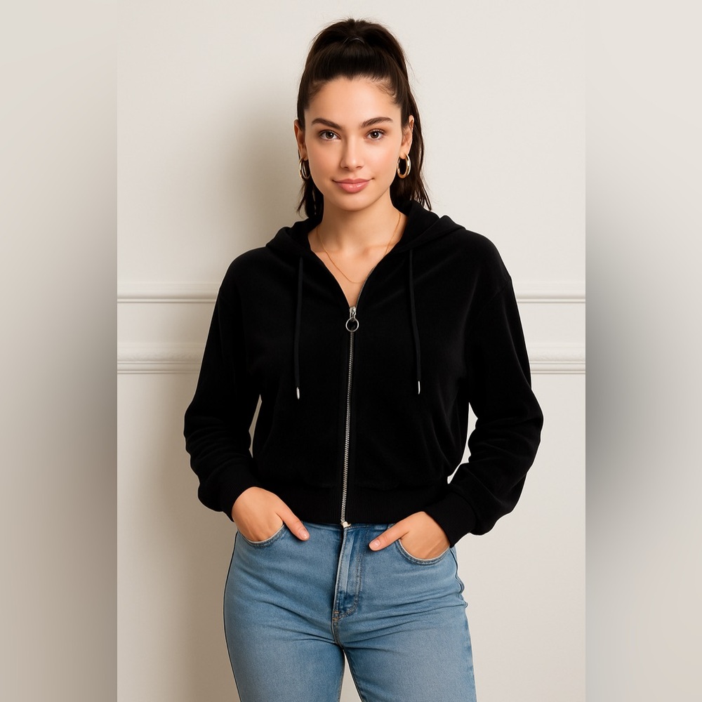 SHEIN Black Bomber Jacket Versatile and Stylish